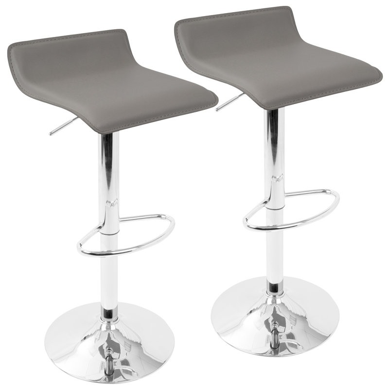 Camargo Adjustable Height Swivel Bar Stool & Reviews AllModern